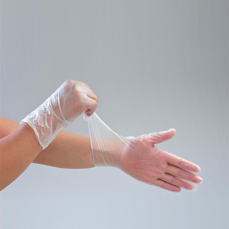 Disposable PVC Gloves Factory - Class 100 12inch Powder Free Vinyl for Cleanroom