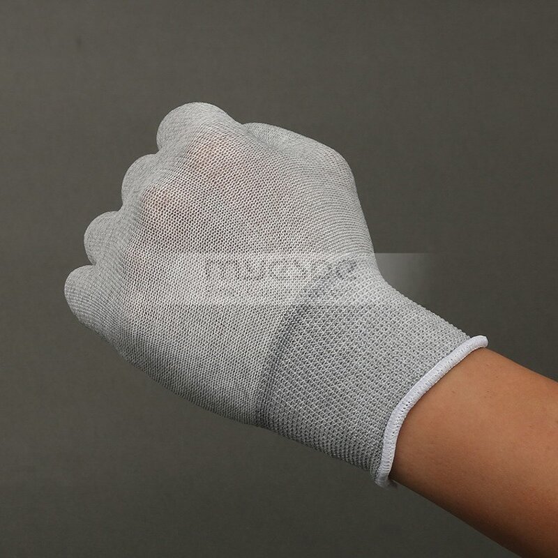 ESD Gloves Factory - High Quality Carbon Fiber PU Top Coated Antistatic Cleanroom