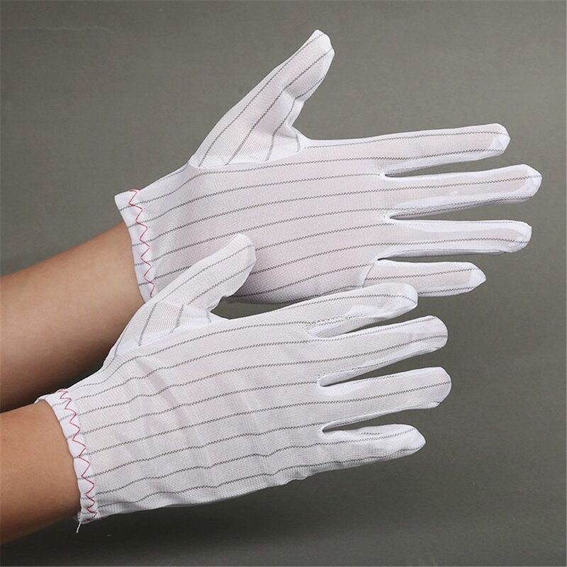 ESD Gloves Factory - China Factory Wholesale White Double-Sided Anti-Static Electronic