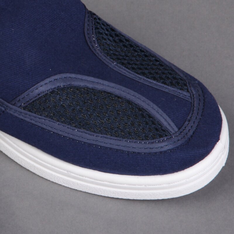 ESD Cleanroom Shoes Factory - High Quality White Blue Anti-static Pu 4 Holes