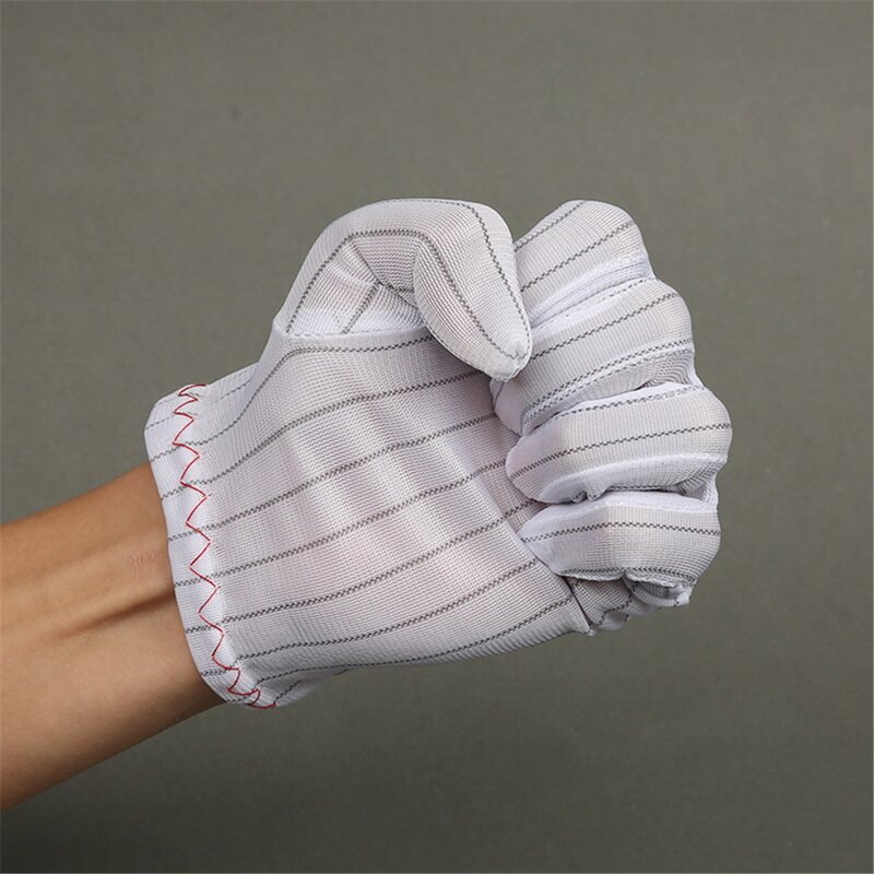 ESD Gloves Factory - China Factory Wholesale White Double-Sided Anti-Static Electronic