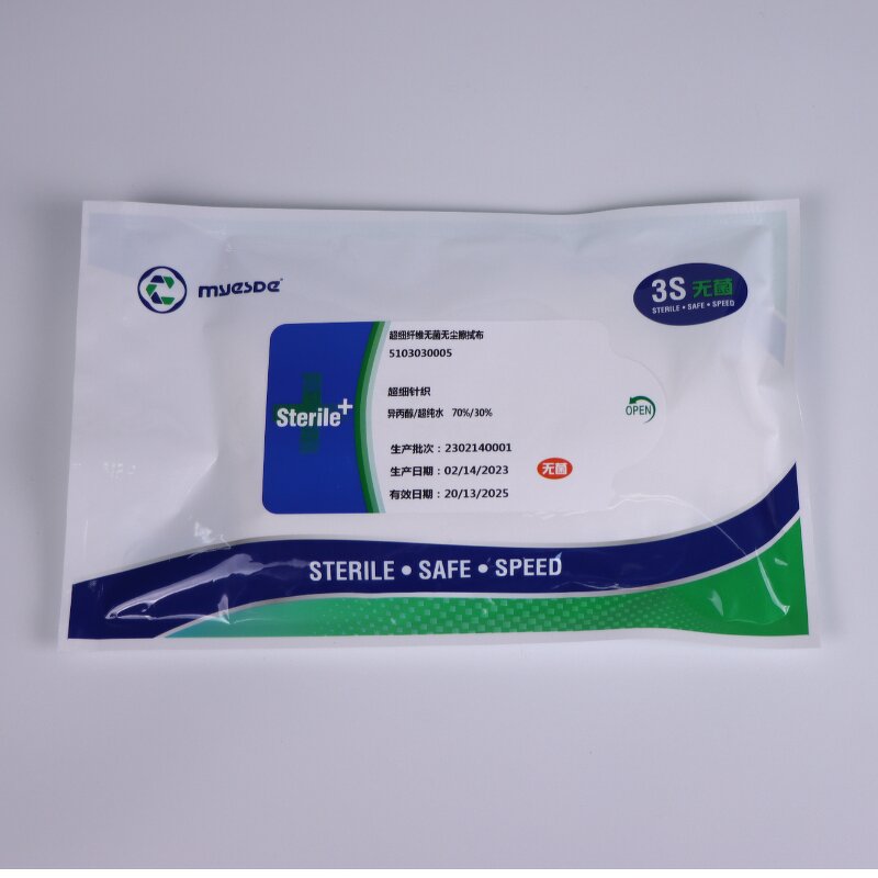 Cleanroom Wipes Factory - OEM/ODM Pre-saturated 70% IPA Sterile Semiconductor