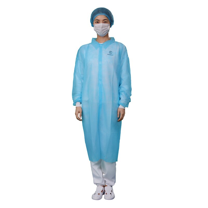 Disposable Coverall Factory - Lightweight PE Non-Woven Protective Isolation White Color