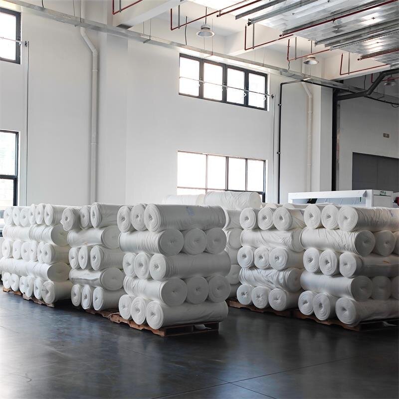 Cleanroom Fabric Factory - White Color Breathable Microfiber for Cleanroom Wipe