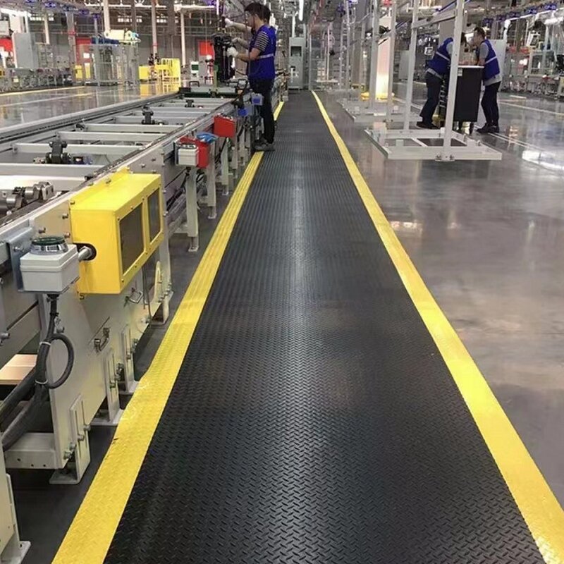 ESD Anti-Fatigue Floor Mat Factory - PVC Rubber Antistatic Ergonomic for Long Standing