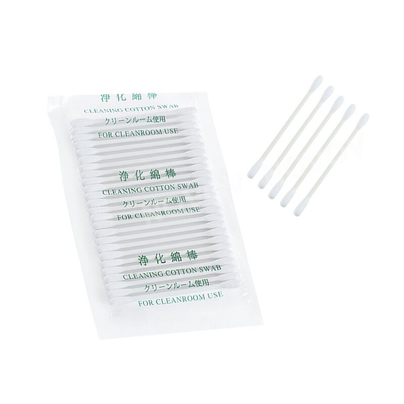 Cleanroom Swabs Factory - OEM/ODM Double Cotton Paper Shaft Pointed Tip Lint Free