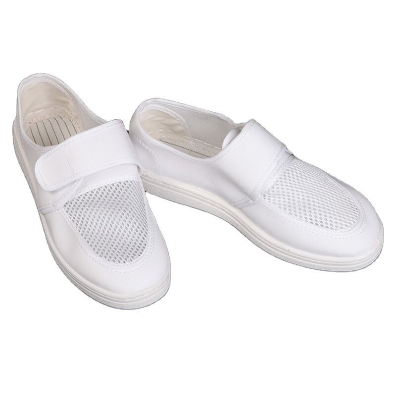 ESD Shoes Factory - Factory Manufacture Comfortable Four Hole PU PVC for Cleanroom Lab