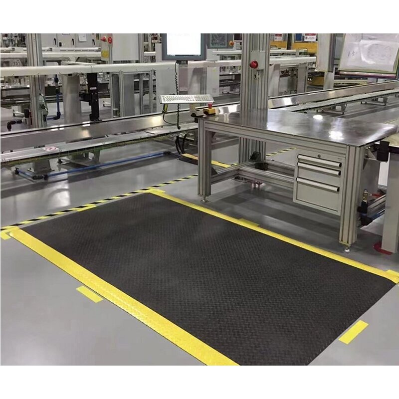 ESD Anti-Fatigue Floor Mat Factory - PVC Rubber Antistatic Ergonomic for Long Standing