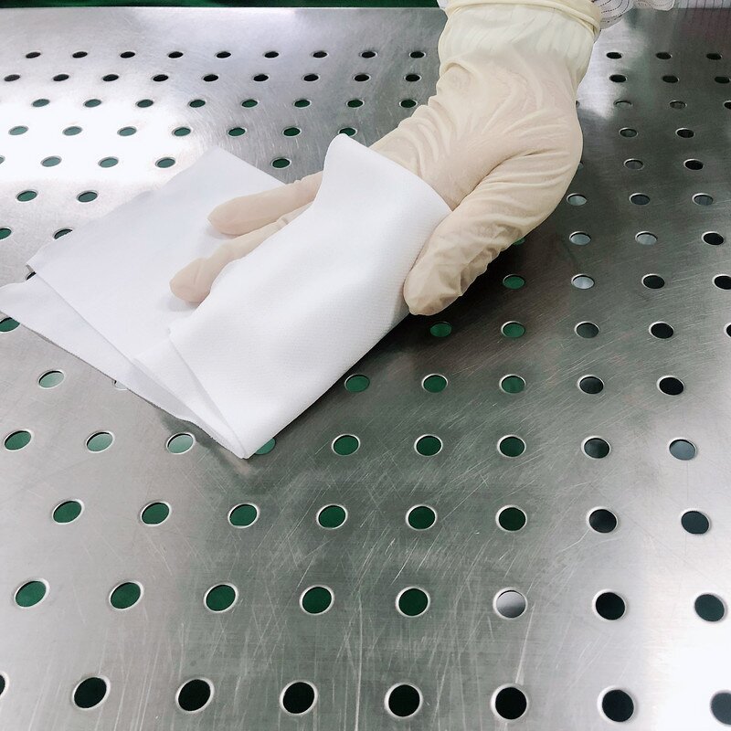 Cleanroom Wipes Factory - OEM/ODM Dupont ESD Polyester Pre-Wetted IPA Wipes