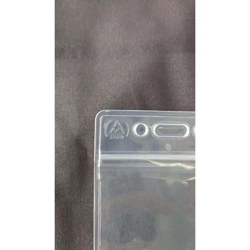 ESD Badge Holder Factory - Clear Waterproof Antistatic PVC ID Card Case for Cleanroom