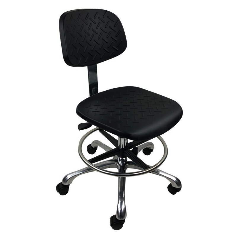 ESD Chair Factory - Ergonomic Durable PU Material Comfortable Safe for Cleanroom