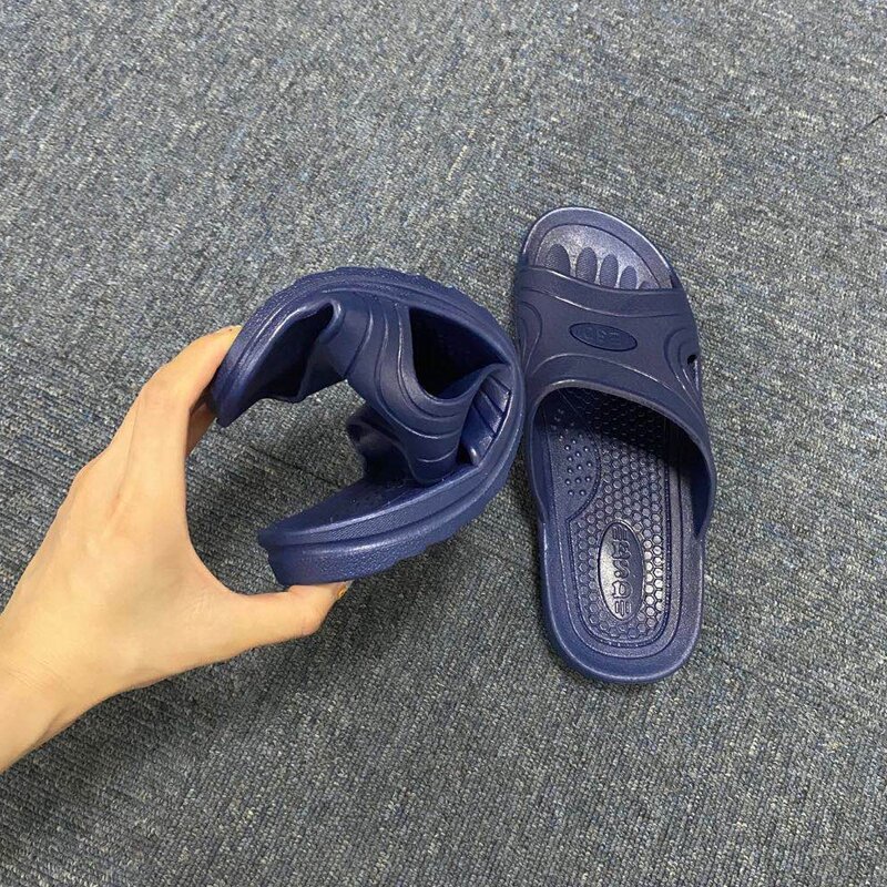 ESD Slipper Factory - Manufacturer Wholesale Blue SPU Anti-static One Take 2 Holes