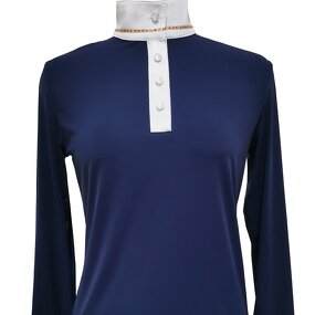 Equestrian Shirt Manufacturer - OEM Custom Long Sleeves Light Weight Coolmax Polo