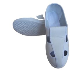 ESD Boots Factory - OEM Antistatic PVC PU Shoes Four Holes Protective Workplace