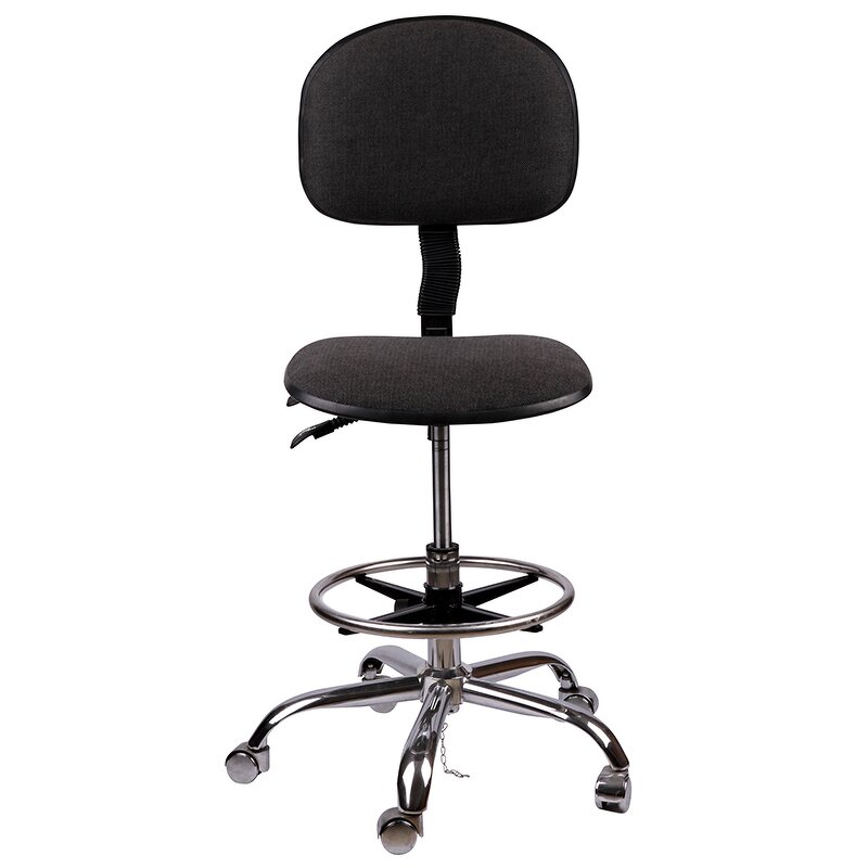 ESD Office Chair Manufacturer - OEM Laboratory Clean Room Fabric PU Foam Steel