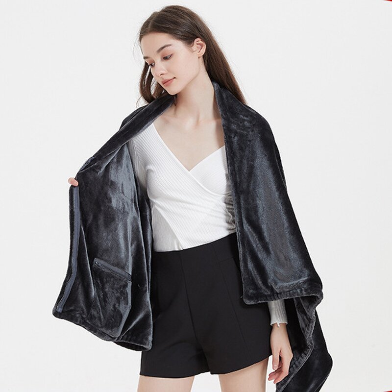 Wearing Blanket Factory - OEM 2025 Hot Sale Washable USB Charging Multifunction