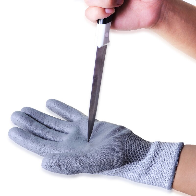 Anti Cut Gloves Manufacturer - OEM Anti-cut Anti-Slip Anti-smash PU Palm Coated