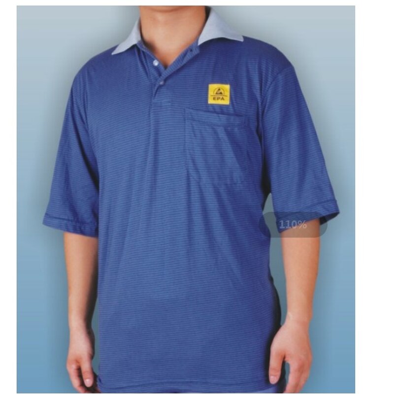 ESD Polo T-shirt Manufacturer - OEM Customized Good Breathability Antistatic Design