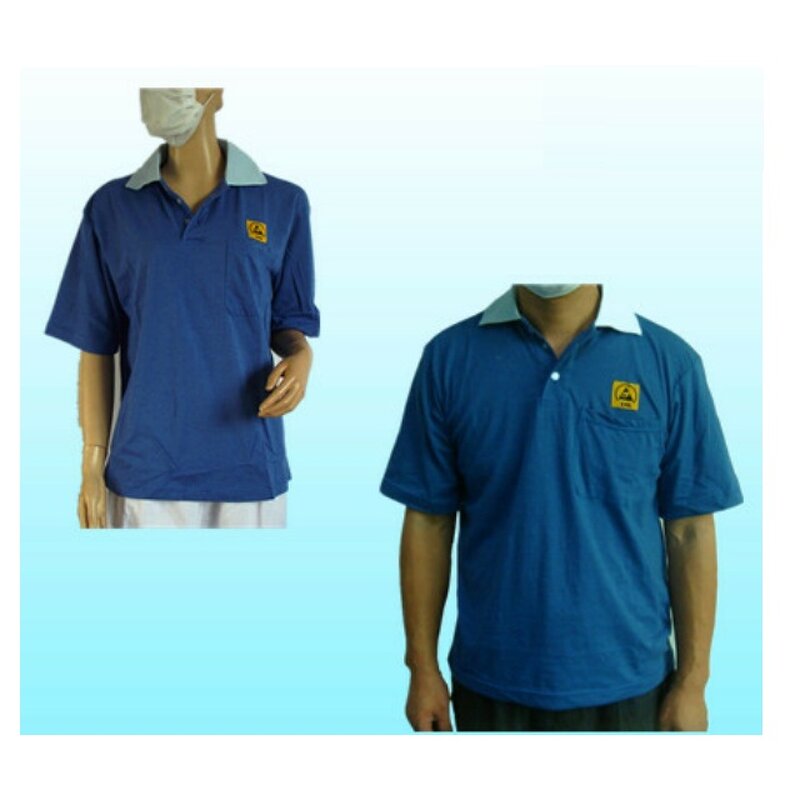 ESD Polo T-shirt Manufacturer - OEM Customized Good Breathability Antistatic Design