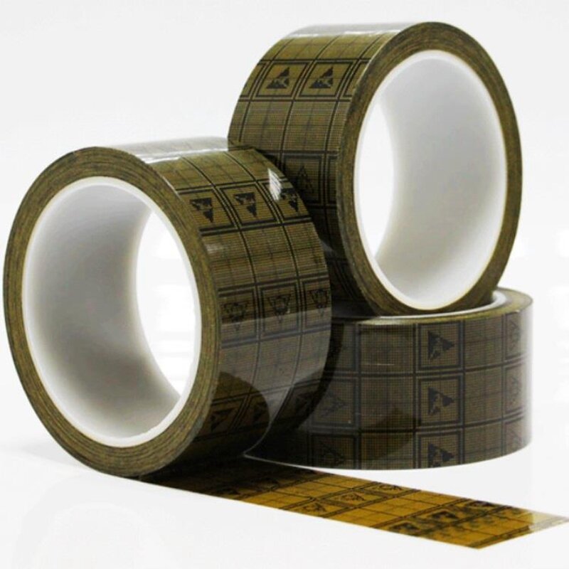 ESD Tape Manufacturer - OEM Yellow Anti-static Grid Cleanrooms Conductive Warning