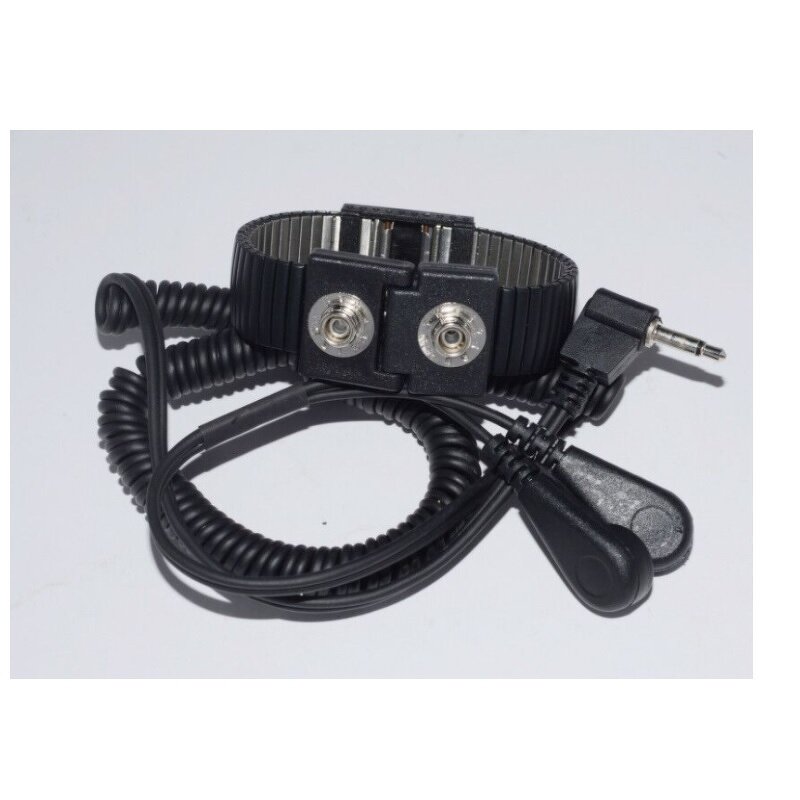 ESD Wrist Strap Factory - OEM 10mm Adjustable PU Bracelet Non-allergenic Metal