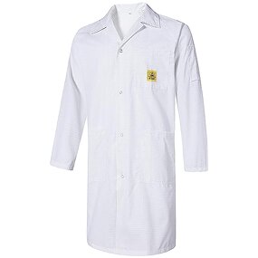 Antistatic Smock Manufacturer - OEM Conductive Fiber Clothing Unisex Design ESD