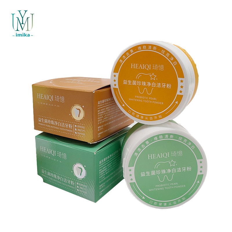 Custom logo High Quality Teeth Whitening Powder Cleansing Dientes Tooth Whitener