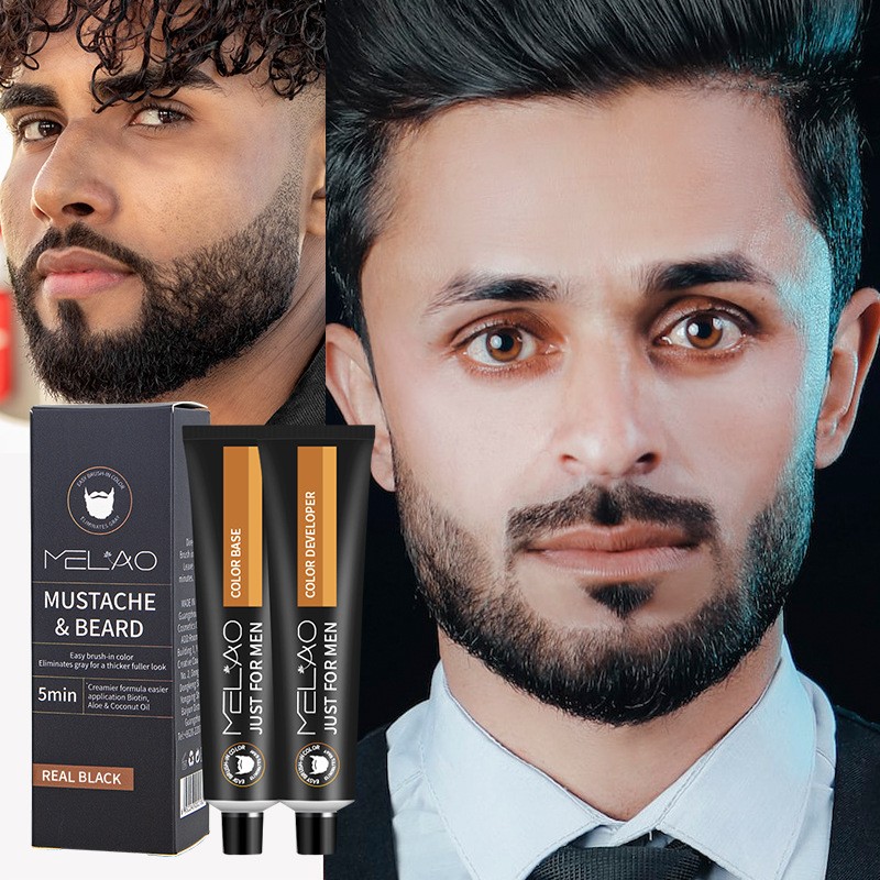 OEM /ODM Just for Men Mustache & Beard, Beard Dye for Men with Brush Included for Easy Application
