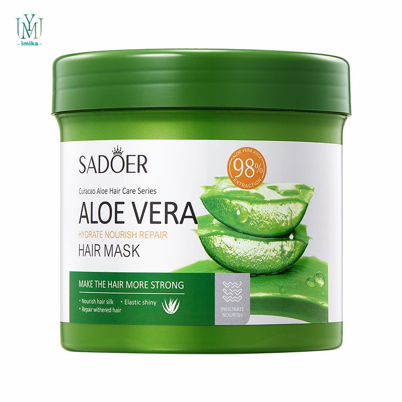 Private Label High Quality Ginger Hair Repair Mask Color-Protection and Nourishing Coconut Aloe Vera Hair Film