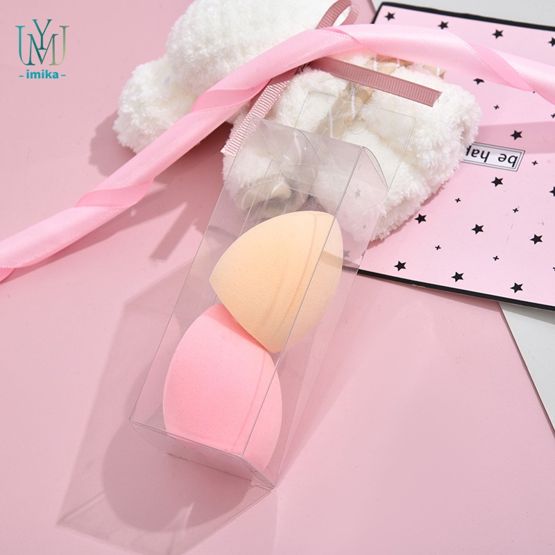Rectangular Makeup Egg Angled Beauty Makeup Sponge With Box Egg Cosmetics Blender Soft Puff Makeup Sponge