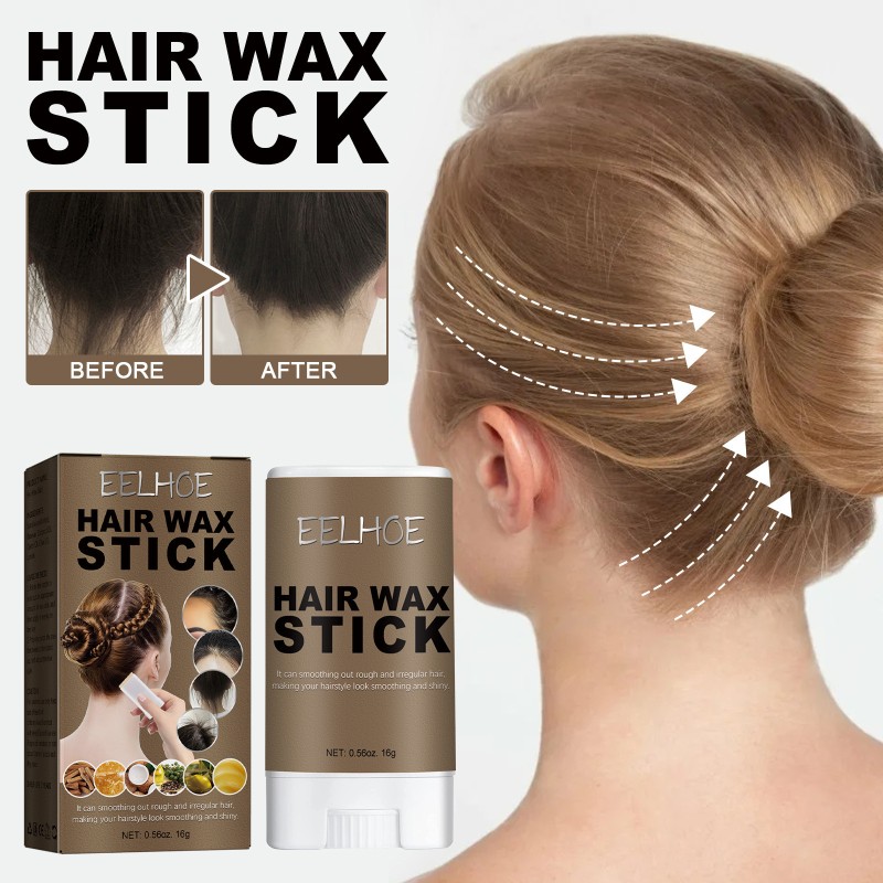 2025 New Arrive Hair Pomade Stick Long-Lasting Styling Wax Stick Styling Waxes for Fly Away & Edge Frizz Hair