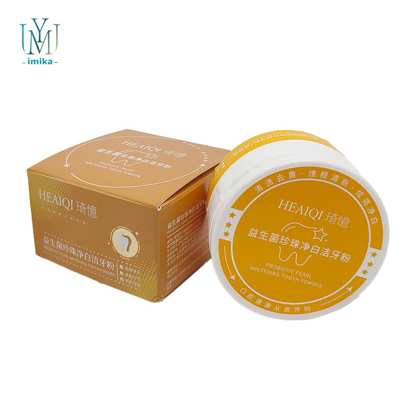 Custom logo High Quality Teeth Whitening Powder Cleansing Dientes Tooth Whitener