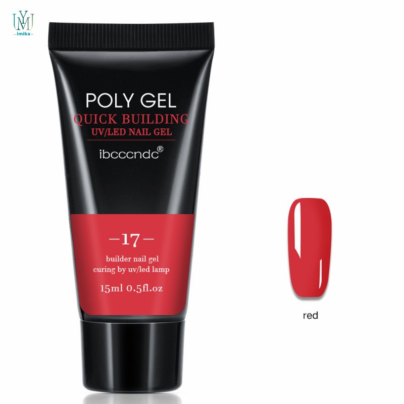 20 Colors Nail Products Salon Cosmetics Uv Gel Nail Polish Extension Poly Nail Gel