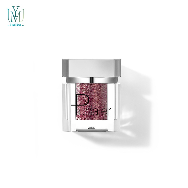 Customized Eyeshadow Palette Ultra-Blendable Single Shade Metallic Pigmented Color Sparkle Silver Champagne Gold Eye Shadow