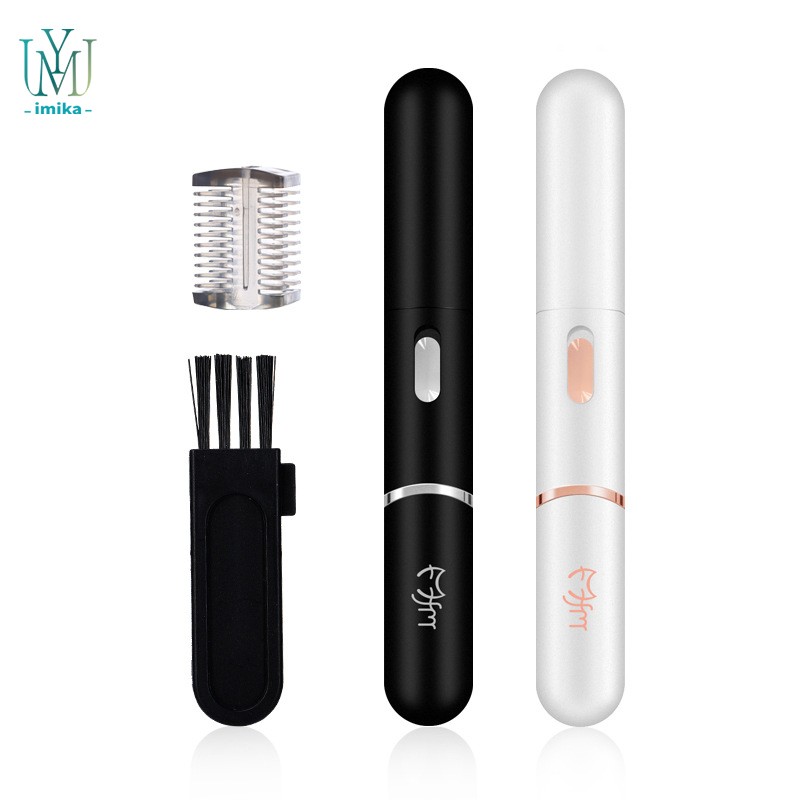 Wholesale Painless Automatic Mini Electric Eyebrow Trimmer Hair Remover Facial Shaver Accept Customize logo