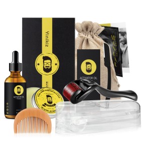 Wholesale  Long-Lasting Extra Firm Hold | Smooth, Condition, Styling Balm Beard Grooming Kit  for Men
