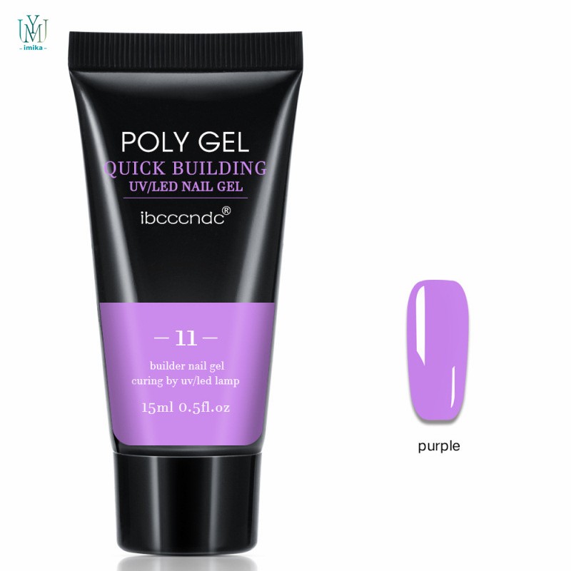 2025 Technology 20 Colors Non Stick Hand Building Hard Gel Nail Extension Soak Off Quick Acrylic Gel