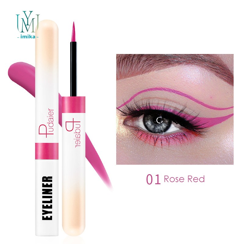 High Quality Waterbased Multi-Color Liquid Eyeliner, Long-lasting Waterproof Quick-drying Painted Eyeliner