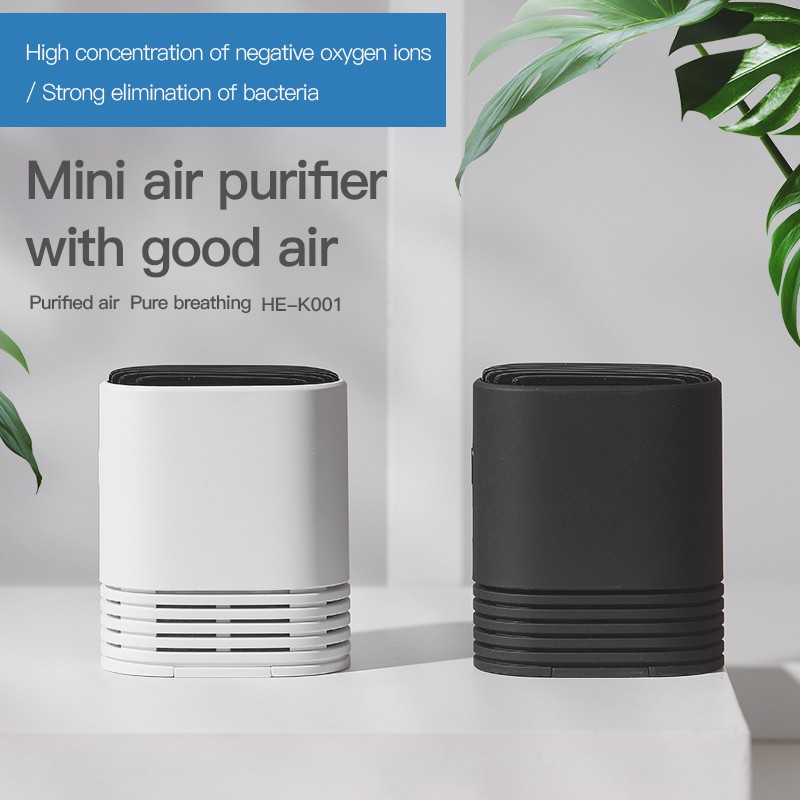 Hot Selling Portable Mini Air Purifier for Cars Home Negative Usb Air Purifier Cleaner Necklace  With Colorful Light Intelligent