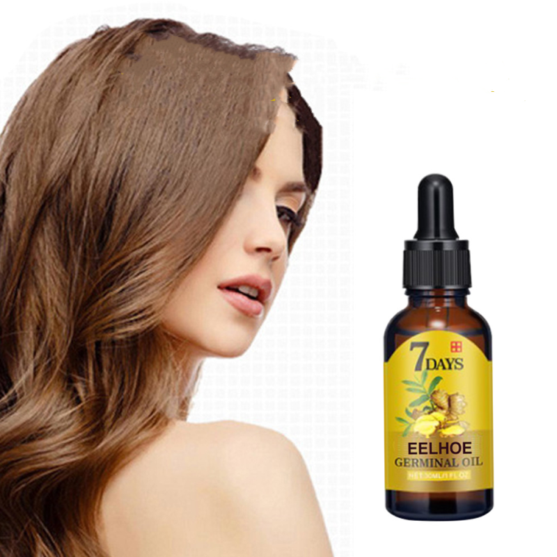 100% Natural Organic Anti Loss Hair Growth Damaged Hair Repair Ginger Extract Hair Growth Care Germinal Scalp Oil Serum