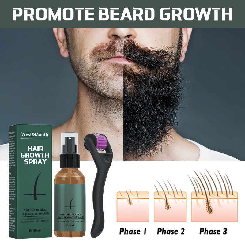 Private Label OEM Custom Logo Beard Oil Kit Men Care Organic Beard Oil Promotes Growth Beard Oil