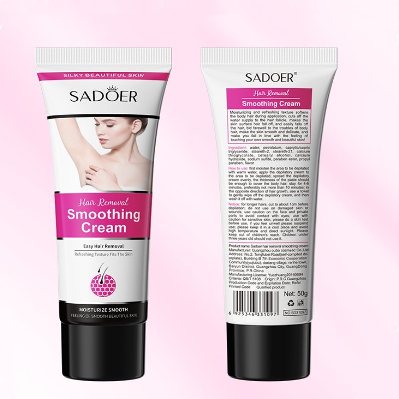 Low Moq Mild Non Irritating Beard Armpit Leg Chest Hairs Clean Skin Nourishes Repair Skin Painless Effective Hair Removal Cream