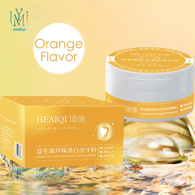 Custom logo High Quality Teeth Whitening Powder Cleansing Dientes Tooth Whitener