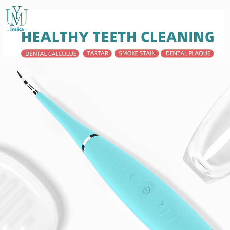 WaterproofUltrasonic Tartar Remover for Teeth Tooth Cleaner for Oral Care Portable  Calculus Remover for Teeth Cleaning