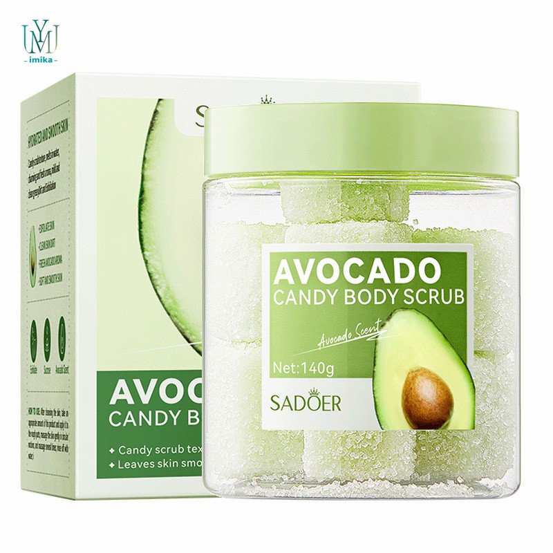 Free Samples Scrub Shea Butter Hydrating Repair Whitening Exfoliating Deep Cleansing Natural Avocado Smooth Skin Body Scrub