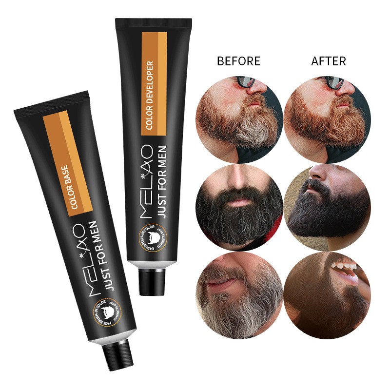 OEM /ODM Just for Men Mustache & Beard, Beard Dye for Men with Brush Included for Easy Application