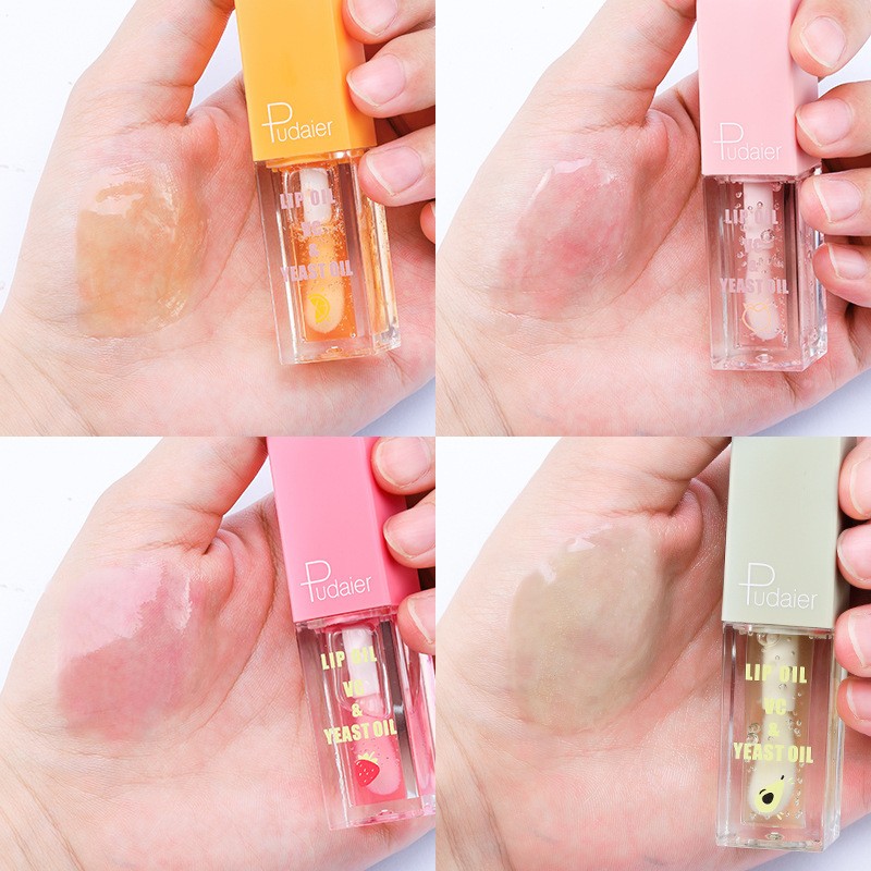 Wholesale Bulk Coconut Lip Oil With Logo High End Anticracking Fruity Lip Care Oil Moisturizer Vegan Lip Care Oil Packaging