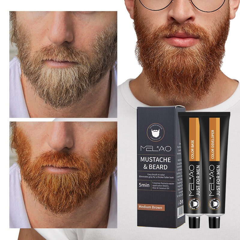 OEM /ODM Just for Men Mustache & Beard, Beard Dye for Men with Brush Included for Easy Application