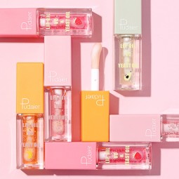 Wholesale Bulk Coconut Lip Oil With Logo High End Anticracking Fruity Lip Care Oil Moisturizer Vegan Lip Care Oil Packaging