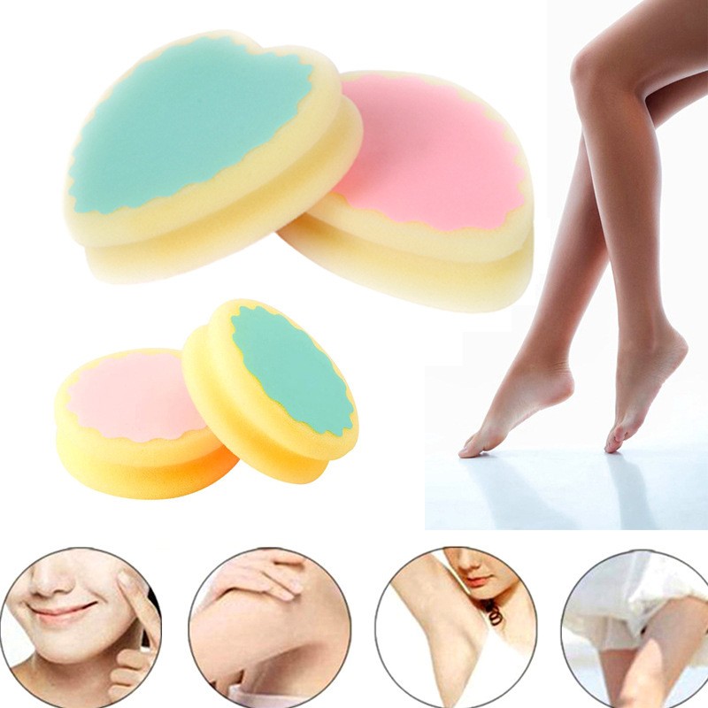 Imika Painless Depilation Sponge Pad for Men and Women, Waxing Polishing Sponge for Lip, Arm, Armpit,Chin ,Leg and Private Part